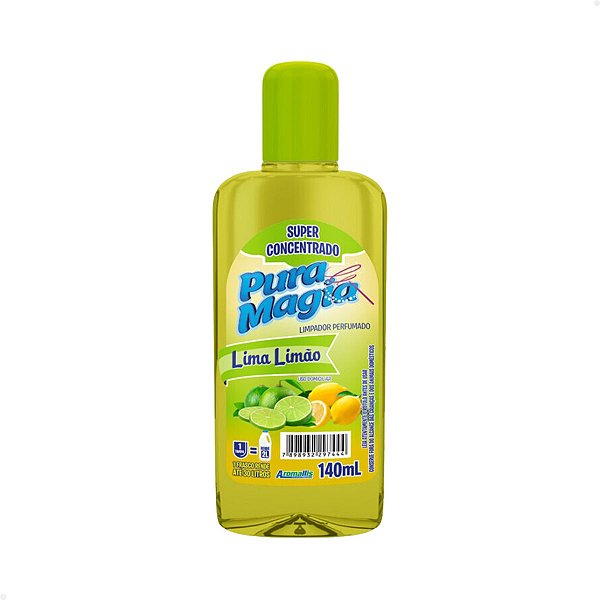 Limpador Perfumado Super Concentrado Pura Magia Lima-Limão 140ml