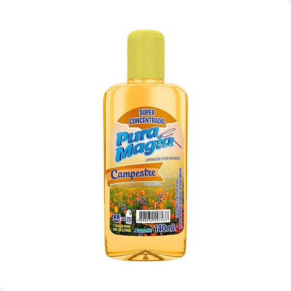 Limpador Perfumado Super Concentrado Pura Magia Campestre 140ml