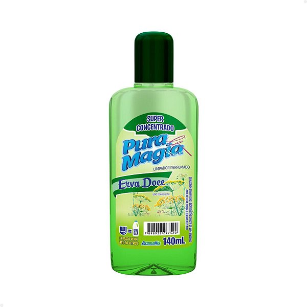 Limpador Perfumado Super Concentrado Pura Magia Erva Doce 140ml