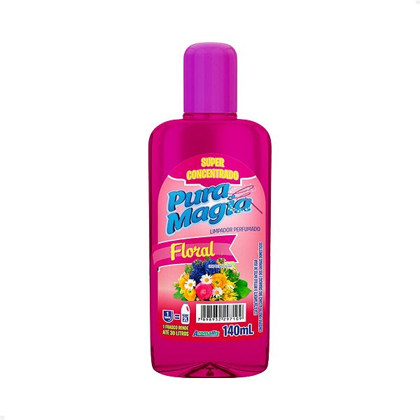 Limpador Perfumado Super Concentrado Pura Magia Floral 140ml