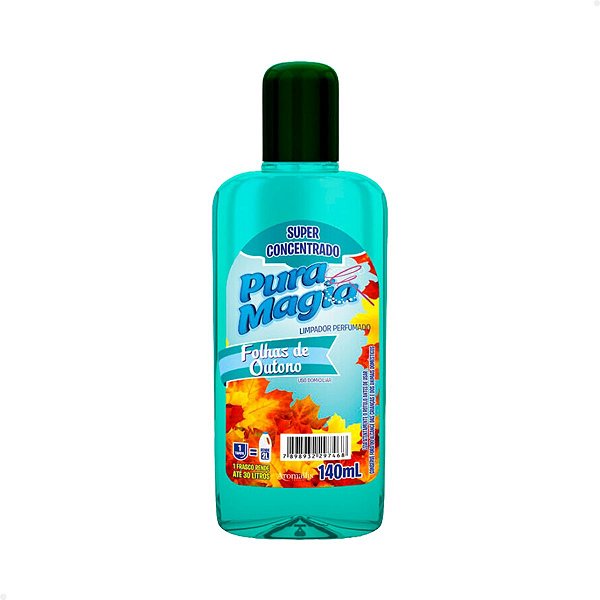 Limpador Perfumado Super Concentrado Pura Magia Folhas de Outono 140ml