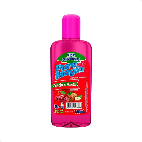 Limpador Perfumado Super Concentrado Pura Magia Cereja e Avelã 140ml