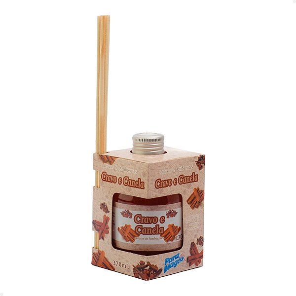 Difusor de Aromas Tradicional Pura Magia Cravo e Canela 270ml