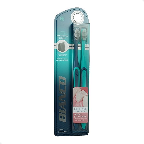 Escova Dental Bianco Delicare Extra Macia - 2 Unidades