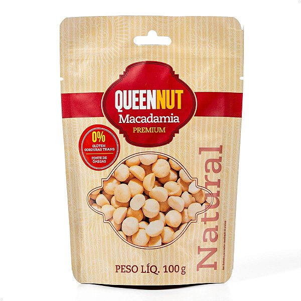 Macadâmia Natural Premium 100g - QueenNut #LeveMaisPagueMenos