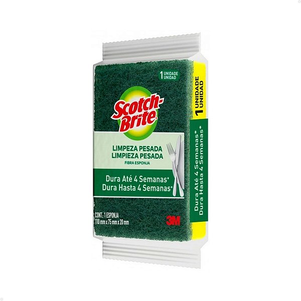 Esponja Multiuso Scotch-Brite - Contém 10 Unidades