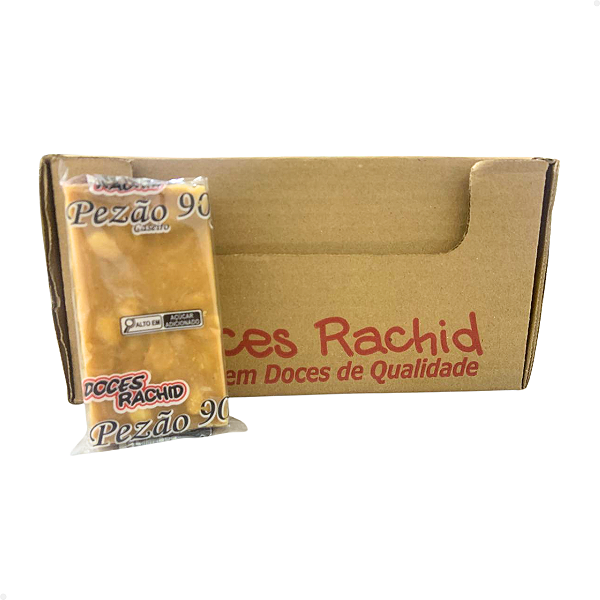 Paçoca Pezão Doces Rachid 90g - 24 Unidades
