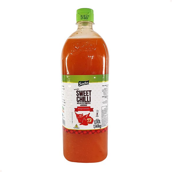 Molho Sweet Chili Pimenta Biquinho Soeto 1,010L