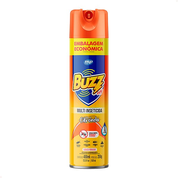 Multi-inseticida Buzz Off Citronela Aerossol 400ml