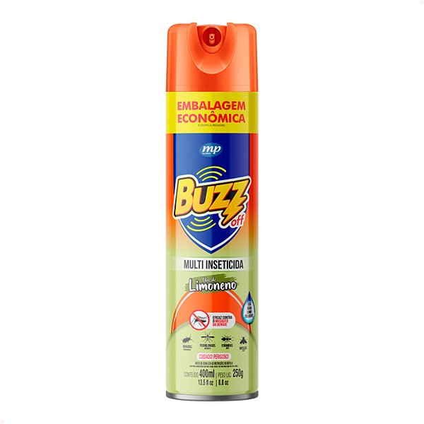 Multi-inseticida Buzz Off Limoneno Aerossol 400ml