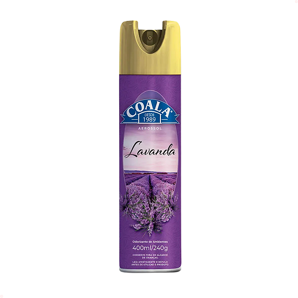 Odorizante de Ambientes Coala Lavanda Aerossol 400ml/240g #LeveMaisPagueMenos