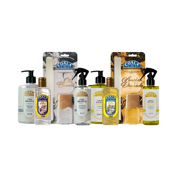 Kit Coala Home - Chá Branco + Ameixa Dourada