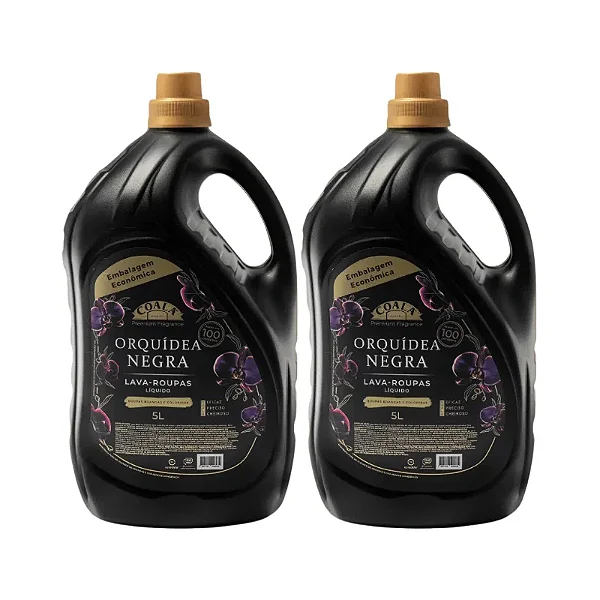 Kit Lava-Roupas 10L Orquídea Negra Coala 2x5L