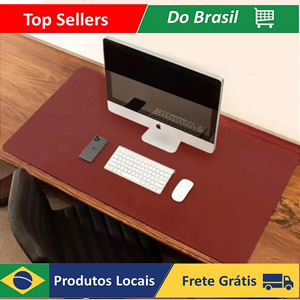 Mousepad Grande Setup Gamer Escritorio 90x40cm Couro M4090 Luuk Young