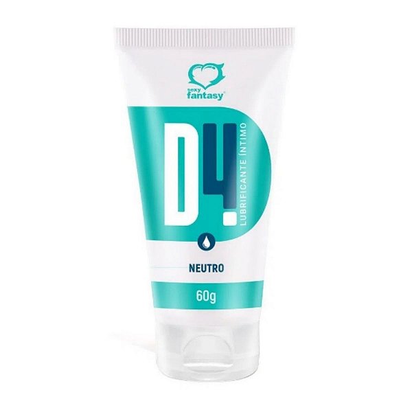 D4 Lubrificante Íntimo Neutro 60G Sexy Fantasy