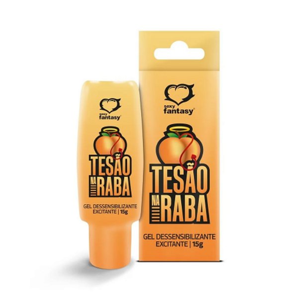 Tesão na Raba Gel Dessensibilizante e Excitante 15g Sexy Fantasy