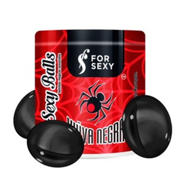 Bolinha Viúva Negra Balls 03 Unid For Sexy
