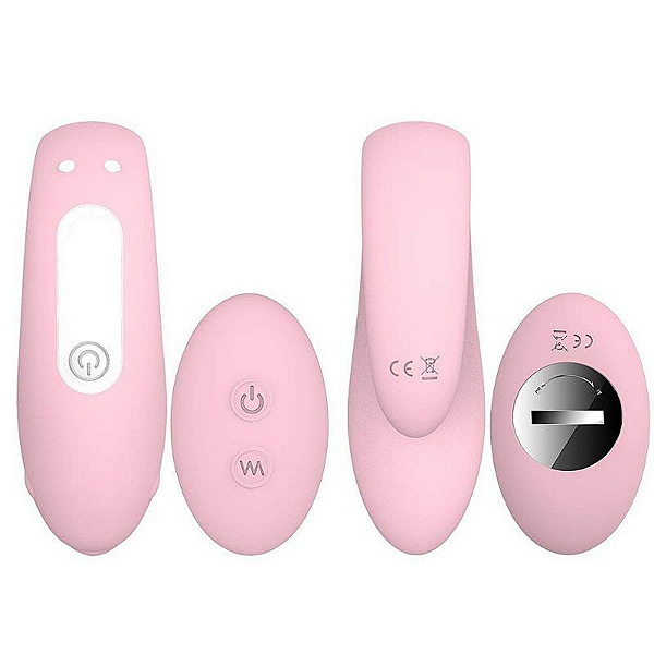 Vibrador de Casal Golfinho Recarregável Com controle S-Hande