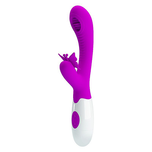 Vibrador de Ponto G e Clitóris Moth Pretty Love