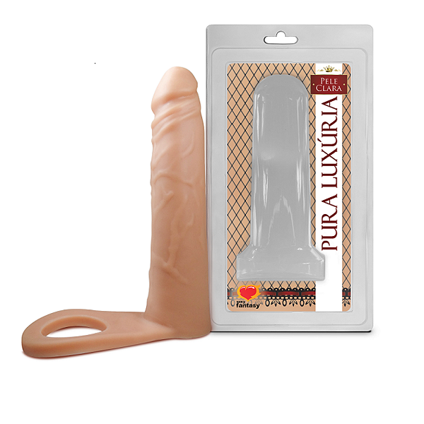 Pênis Realístico com Anel Companheiro 16cm X 3,8cm Sexy Fantasy