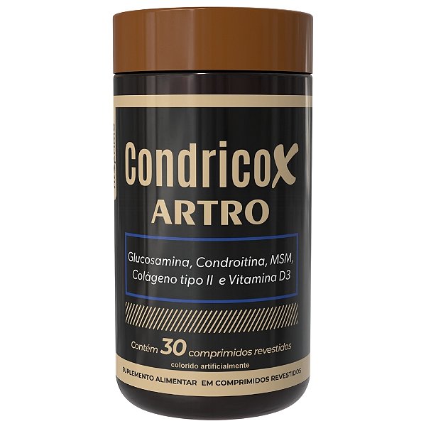 Condricox Artro - Glucosamina, Condroitina, MSM, Colágeno Tipo II e Vitamina D3 Fitoprime