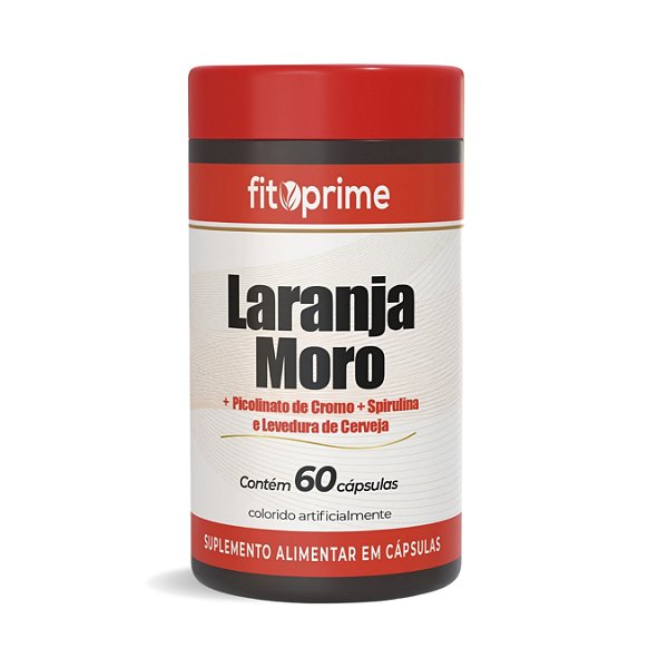 Laranja Moro + Picolinato de Cromo, Spirulina e Levedura de Cerveja Fitoprime