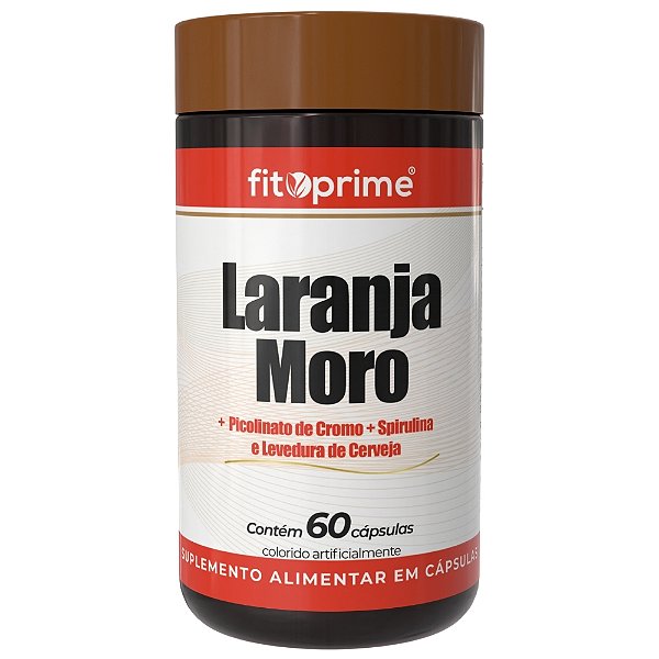 Laranja Moro + Picolinato de Cromo, Spirulina e Levedura de Cerveja Fitoprime