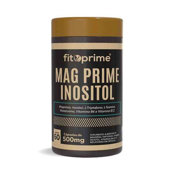Mag Prime Inositol - Magnésio, Inositol, Melatonina, L-Triptofano, Vitaminas B6 e B12  Fitoprime