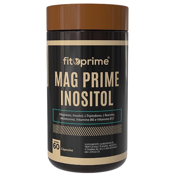 Mag Prime Inositol - Magnésio, Inositol, Melatonina, L-Triptofano, Vitaminas B6 e B12 Fitoprime