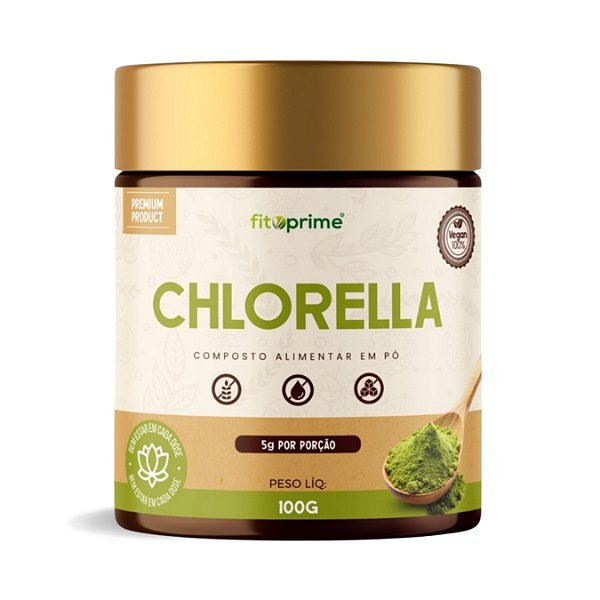 Chlorella Pura em Pó Fitoprime