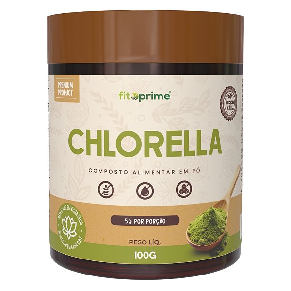 Chlorella Pura em Pó Fitoprime