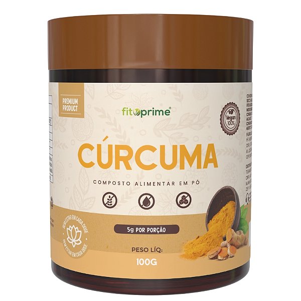 Cúrcuma Pura em Pó Fitoprime