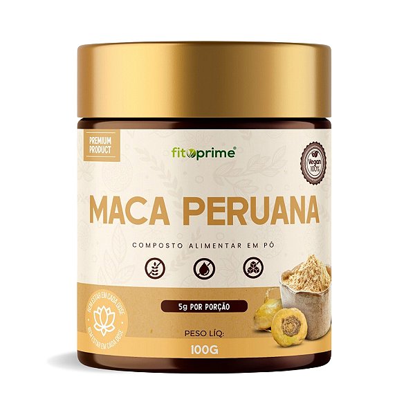 Maca Peruana Pura em Pó Fitoprime
