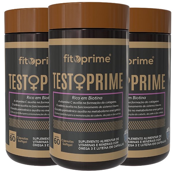 Kit 3 Potes de Test Prime Femme Fitoprime
