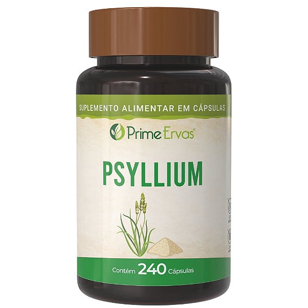 Psyllium 240 cápsulas Prime Ervas