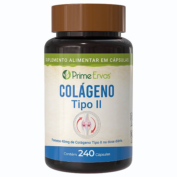 Colágeno Tipo 2 - 240 cápsulas Prime Ervas