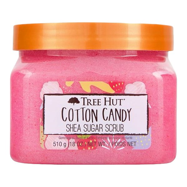 Esfoliante Corporal Cotton Candy Shea Sugar Scrub Tree Hut 510gr