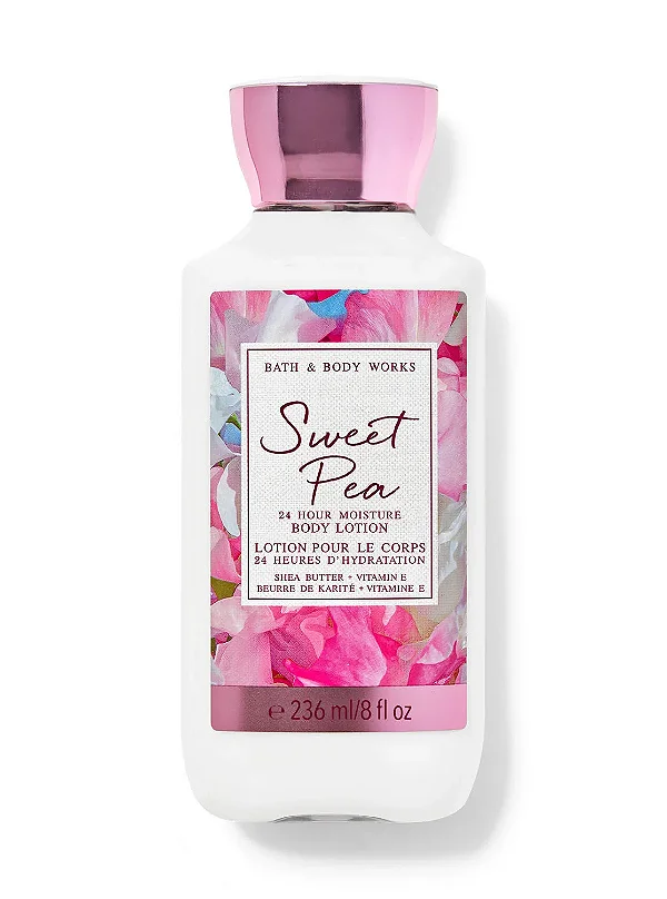 Body Lotion Hidratante Corporal Into Sweet Pea Bath & Body Works 236ml