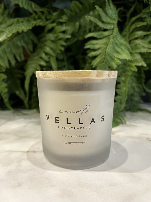VELA AROMÁTICA - SICILIAN LEMON :: 100% VEGETAL