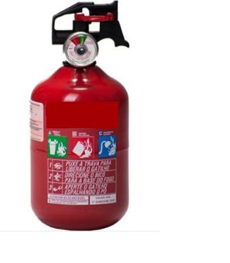 Extintor Veicular Pqs 1 kg ABC - Validade de 5 Anos (Bolinha)