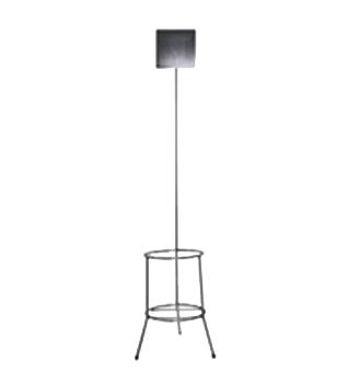 SUPORTE TRIPÉ COM HASTE PARA EXTINTOR AGUA, PQS 8 KG, PQS 12 KG E CO² 6 KG