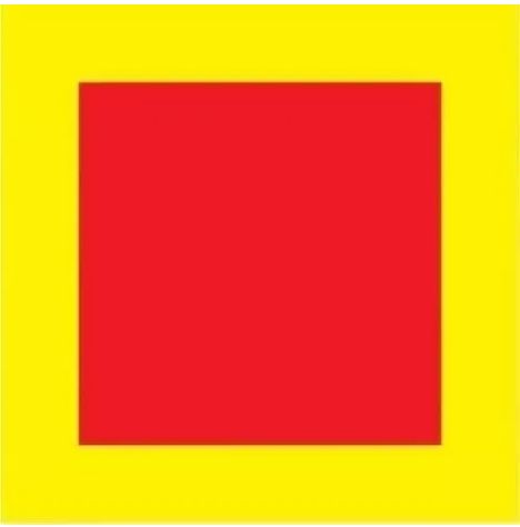 ADESIVO DE DEMARCAÇÃO DE SOLO 1X1