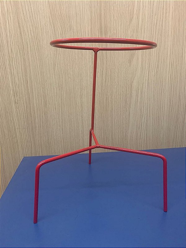 SUPORTE DE SOLO TRIPÉ VERMELHO