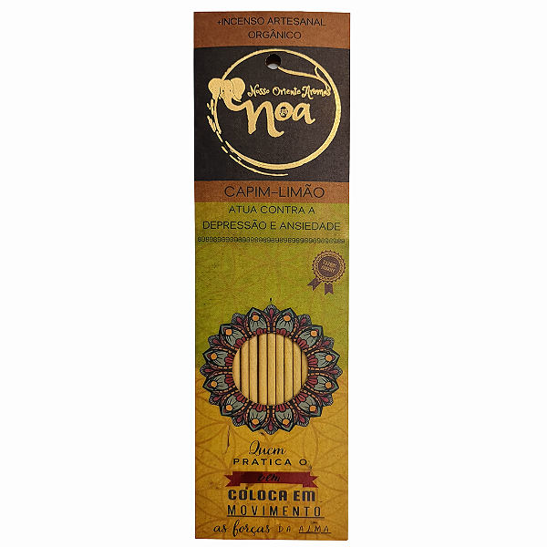 INCENSO NOA - CAPIM-LIMÃO VARETAS