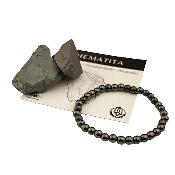 PULSEIRA 6MM - HEMATITA