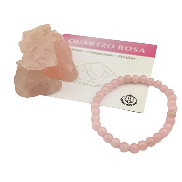 PULSEIRA 6MM - QUATZO ROSA