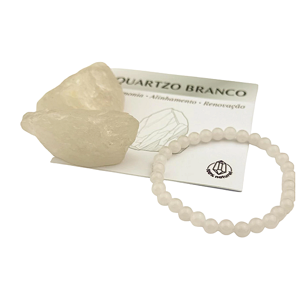 PULSEIRA 6MM - QUARTZO BRANCO