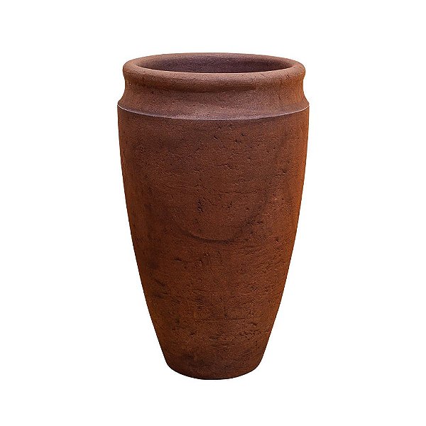 O vaso Antique 44 na cor aço corten