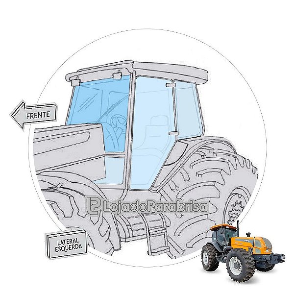 Vidro Parabrisa Frontal G2 Trator Valtra BHG2 83829600