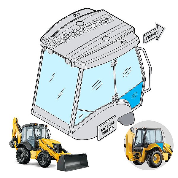 Vidro Inferior da Porta Direita LB90 B90B B95B B110 - 85801624